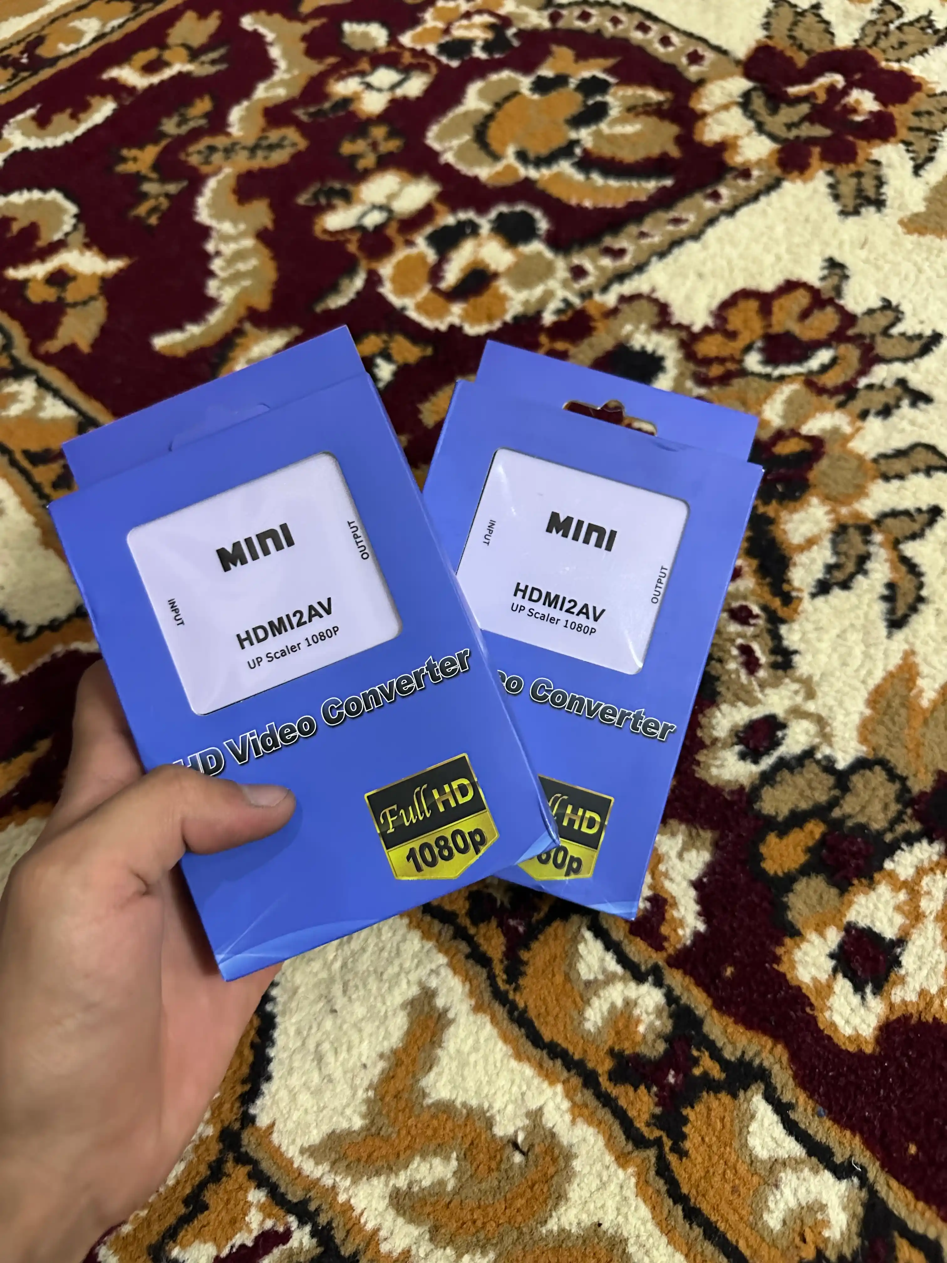 HDMI dan AV (RCA) ga va AV dan HDMI ga konverter, video adapter