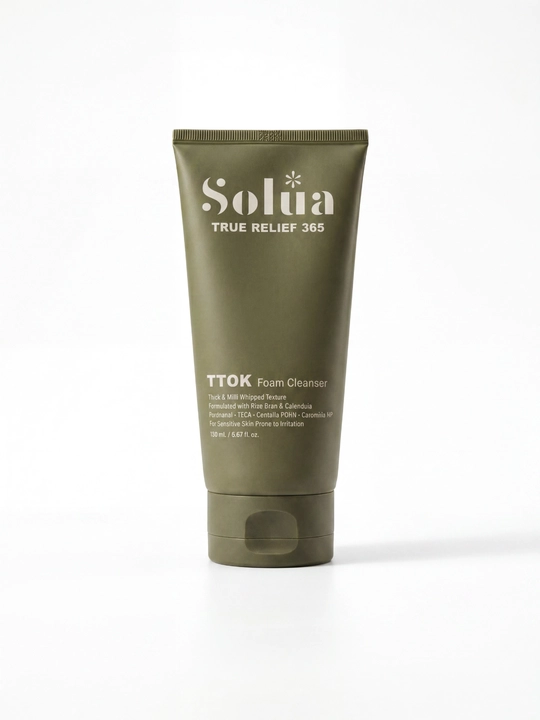 SOLUA TTOK Foam Cleanser, пенка для умывания чувствительной кожи, 150 м