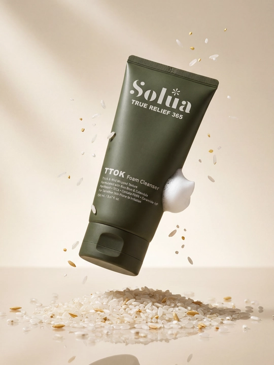 SOLUA TTOK Foam Cleanser, пенка для умывания чувствительной кожи, 150 м