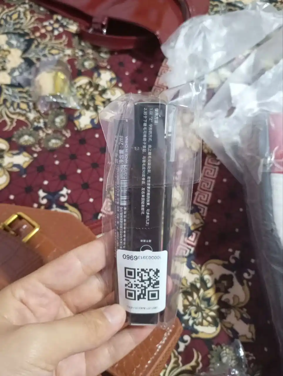Набор для макияжа, 3 в 1, тушь для ресниц, подводка для глаз, кисть