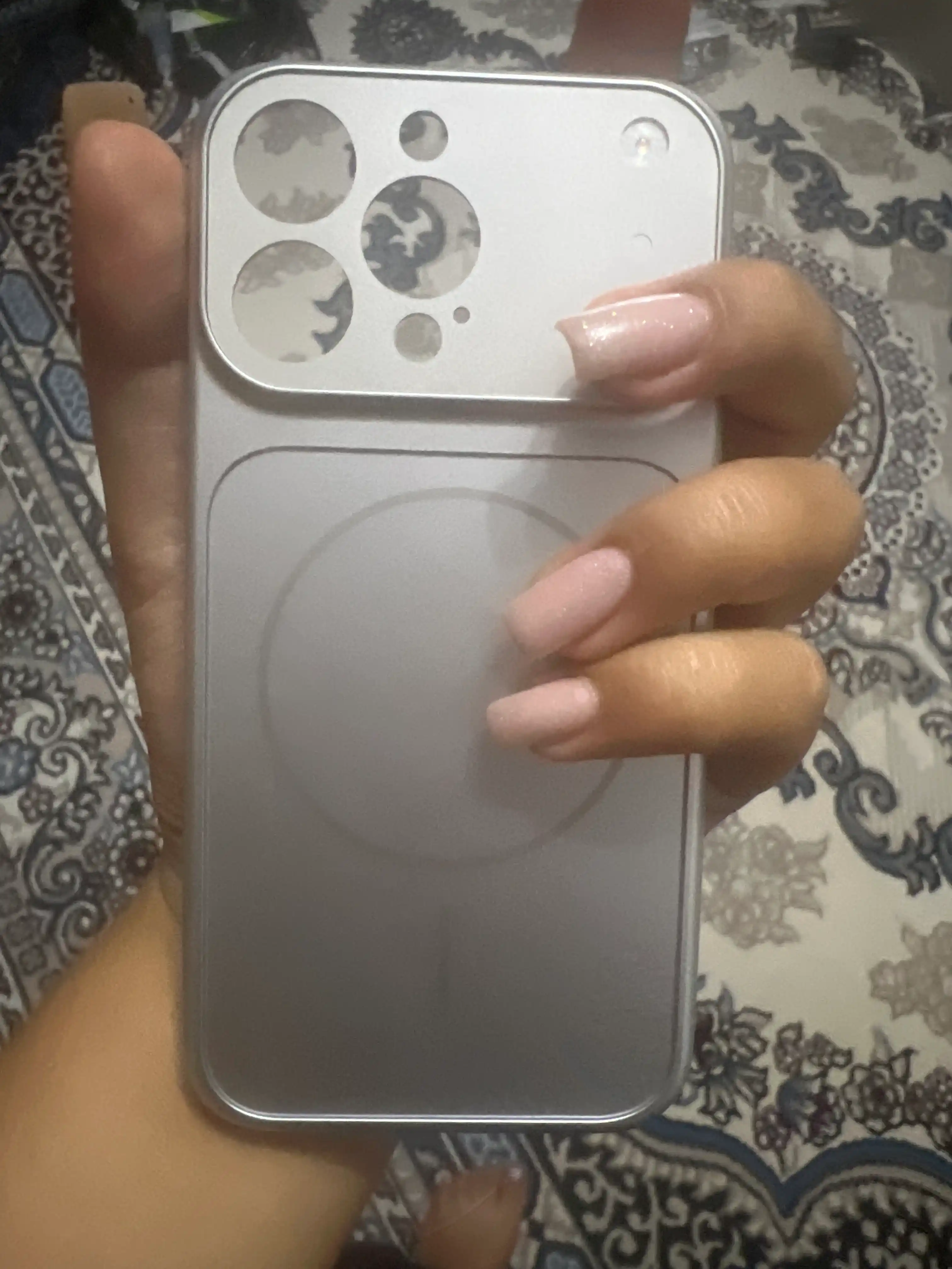 IPhone 17 dizayn chexol, magsafe bilan iPhone 13, 14, 15, 16 Pro, Pro Max uchun, chixol