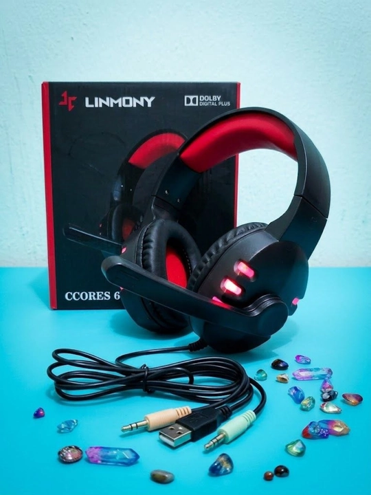 Gaming quloqchin, simli headset, mikrofonli quloqchin, PC quloqchin, LED quloqchin - 