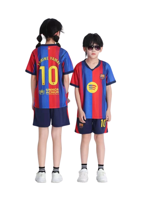 Bolalar futbol formasi 2026/2027 Real Madrid, Barselona, Manchester Siti, Argentina, Braziliya - 