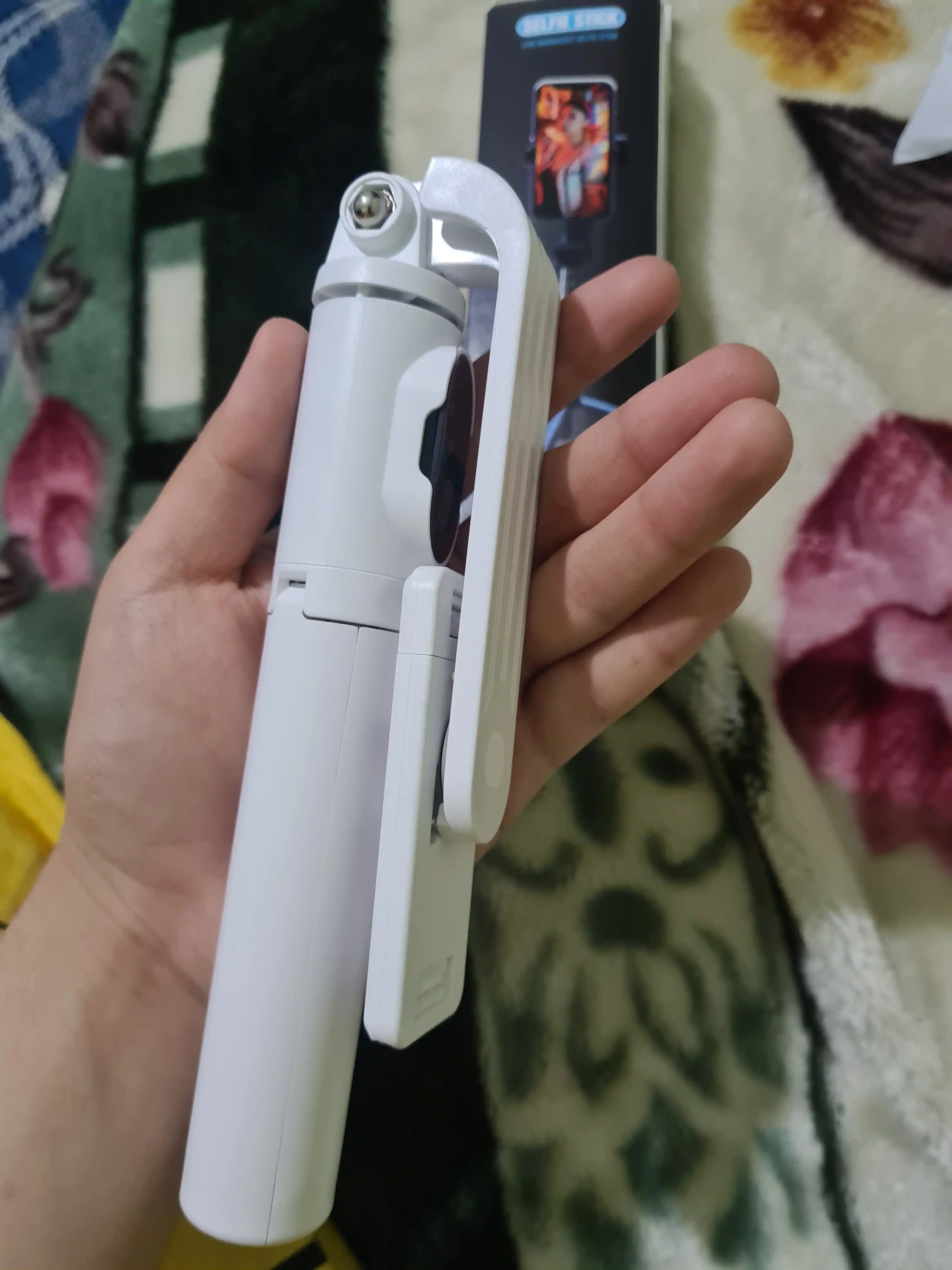 Штатив для телефона трипод 2 в 1 с Bluetooth пультом, селфи-палка, держатель 360°, 75 см