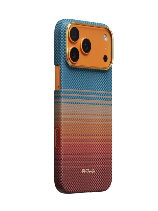 Chexol Pitaka Iphone 17 Pro, Pro Max, Magsafe bilan, ultra yupqa, o'ta mustahkam kevlardan
