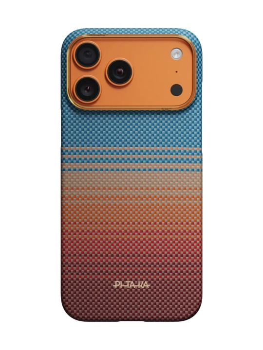 Chexol Pitaka Iphone 17 Pro, Pro Max, Magsafe bilan, ultra yupqa, o'ta mustahkam kevlardan