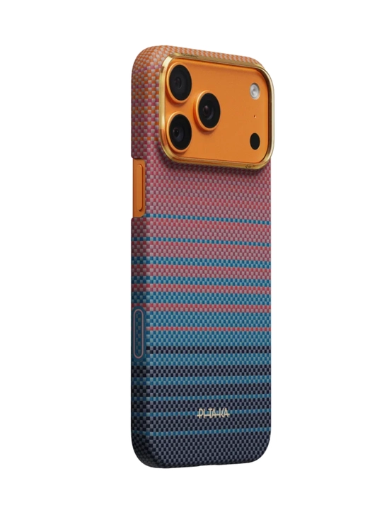 Chexol Pitaka Iphone 17 Pro, Pro Max, Magsafe bilan, ultra yupqa, o'ta mustahkam kevlardan