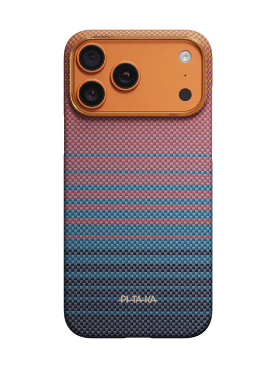 Chexol Pitaka Iphone 17 Pro, Pro Max, Magsafe bilan, ultra yupqa, o'ta mustahkam kevlardan