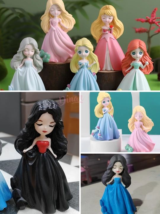 DIY ijodiy to'plami: Sanrio gipsli figuralar kolleksiyasi, bo'yoqlar va mo'yqalam bilan