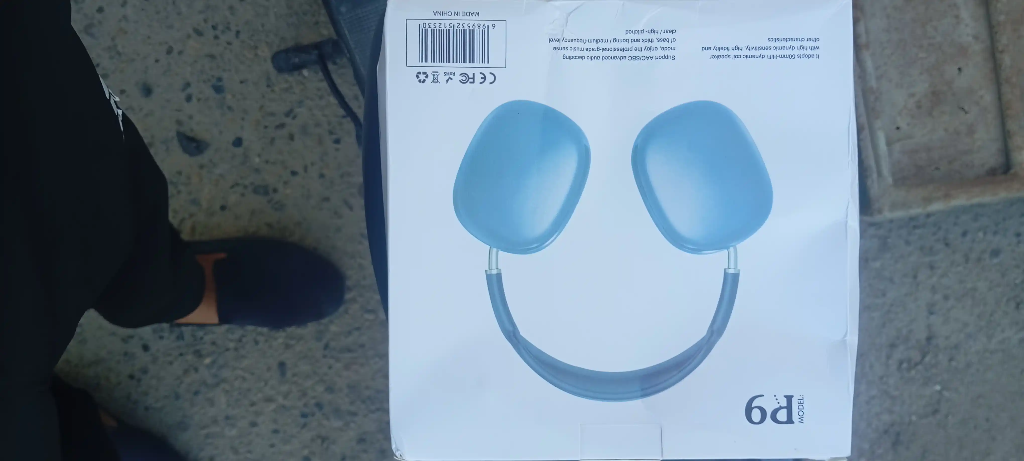 Simsiz Bluetooth quloqchinlar P9, mikrofonli, 1+1
