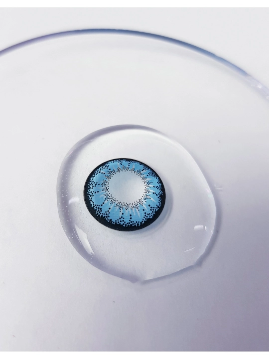 K2010 BLUE rangli kontakt linzalari, ko‘k, BC 8.6, DIA 14.2, 12 oylik