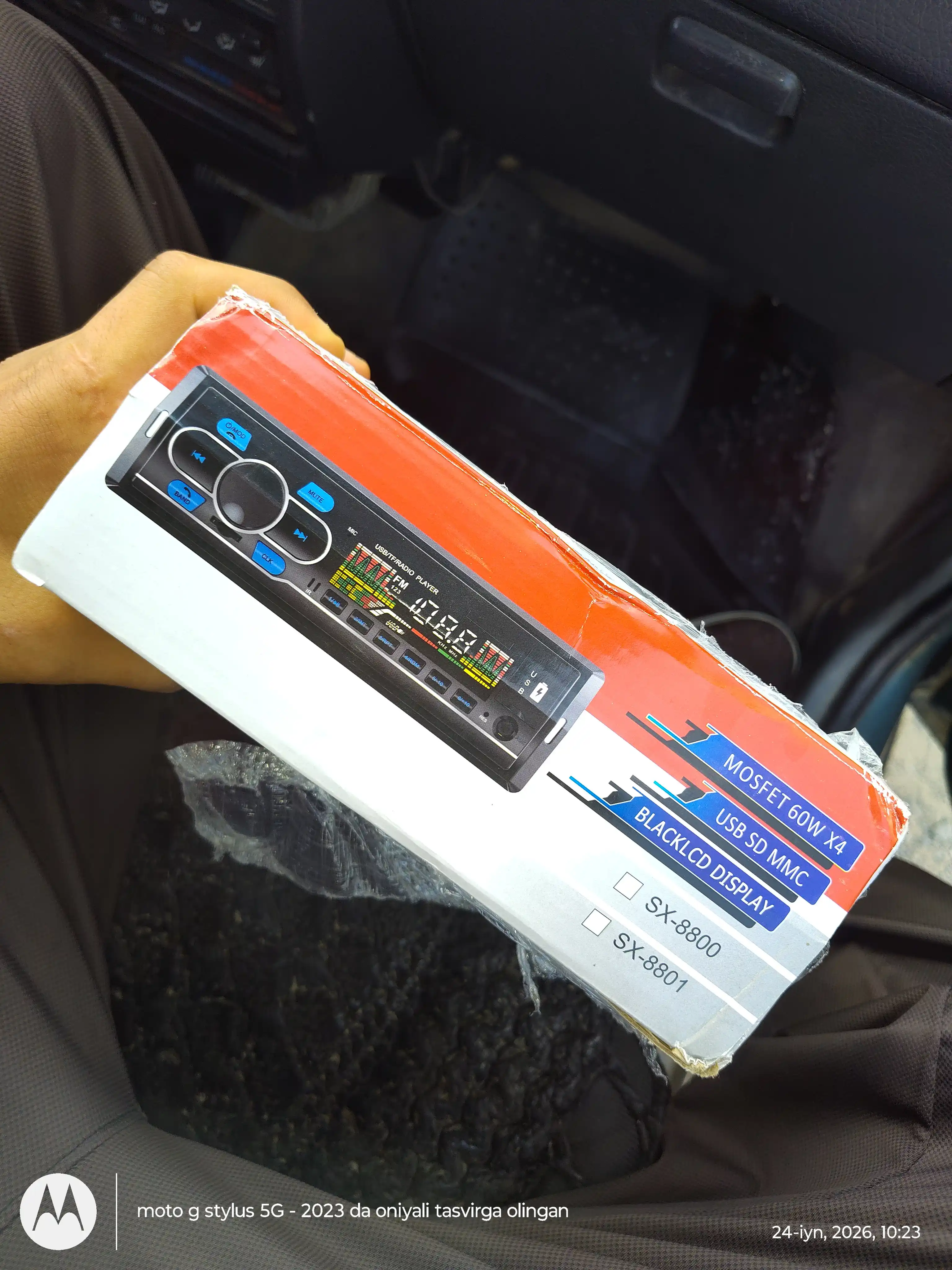 Автомагнитола Pioneer 2 пульта, CarPlay, Bluetooth, AUX, MP3, USB, FM-радио, Магнитофон