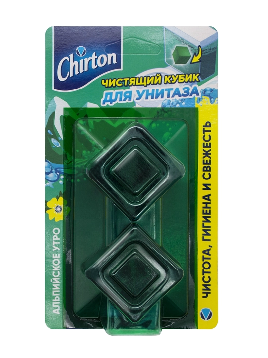 CHIRTON Alp tongi Unitaz uchun tozalovchi kubik, 100 g