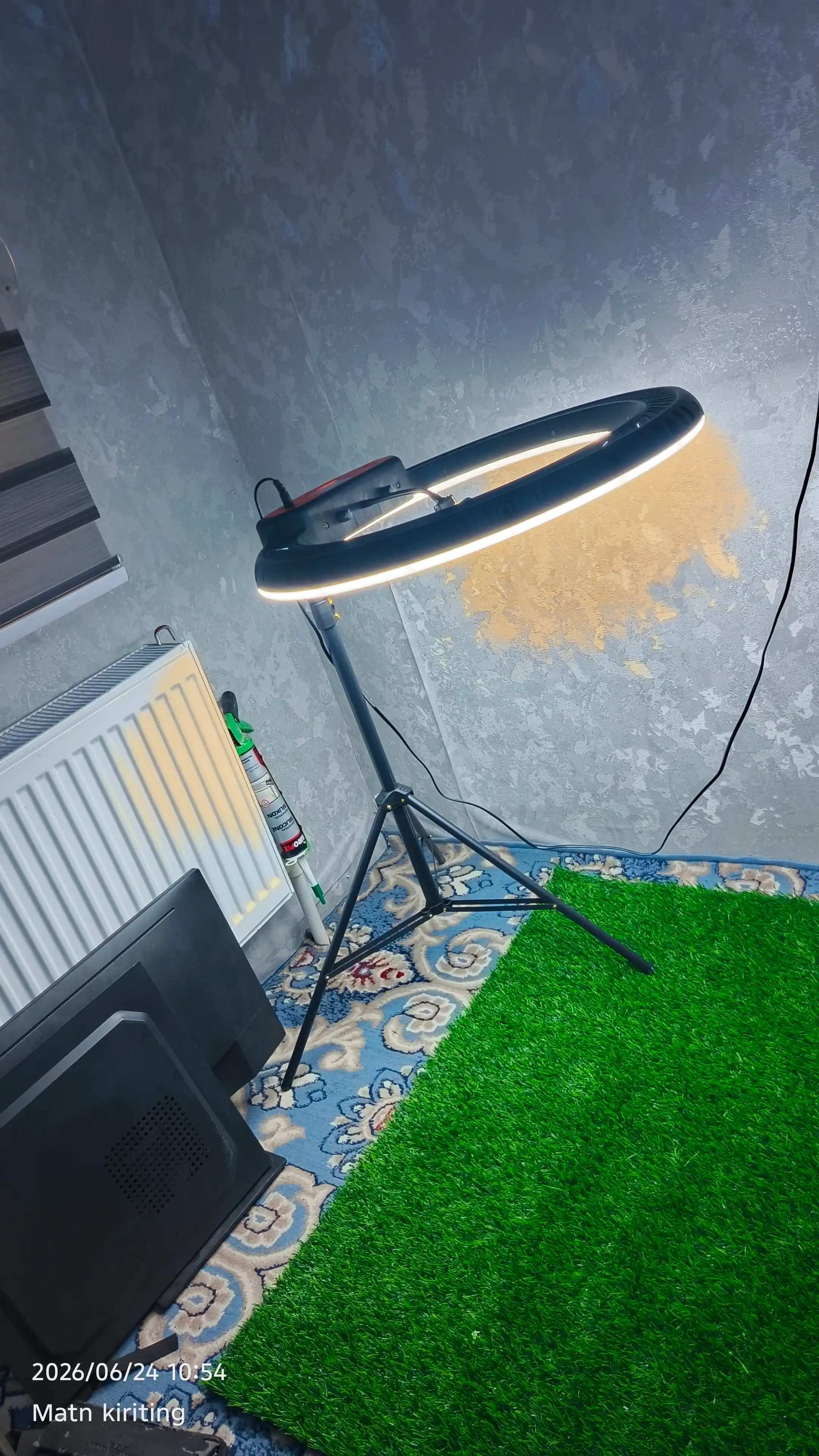 Селфи-лампа кольцевая со штативом — RGB LED подсветка, модели NP-14 / NP-18 / NP-21