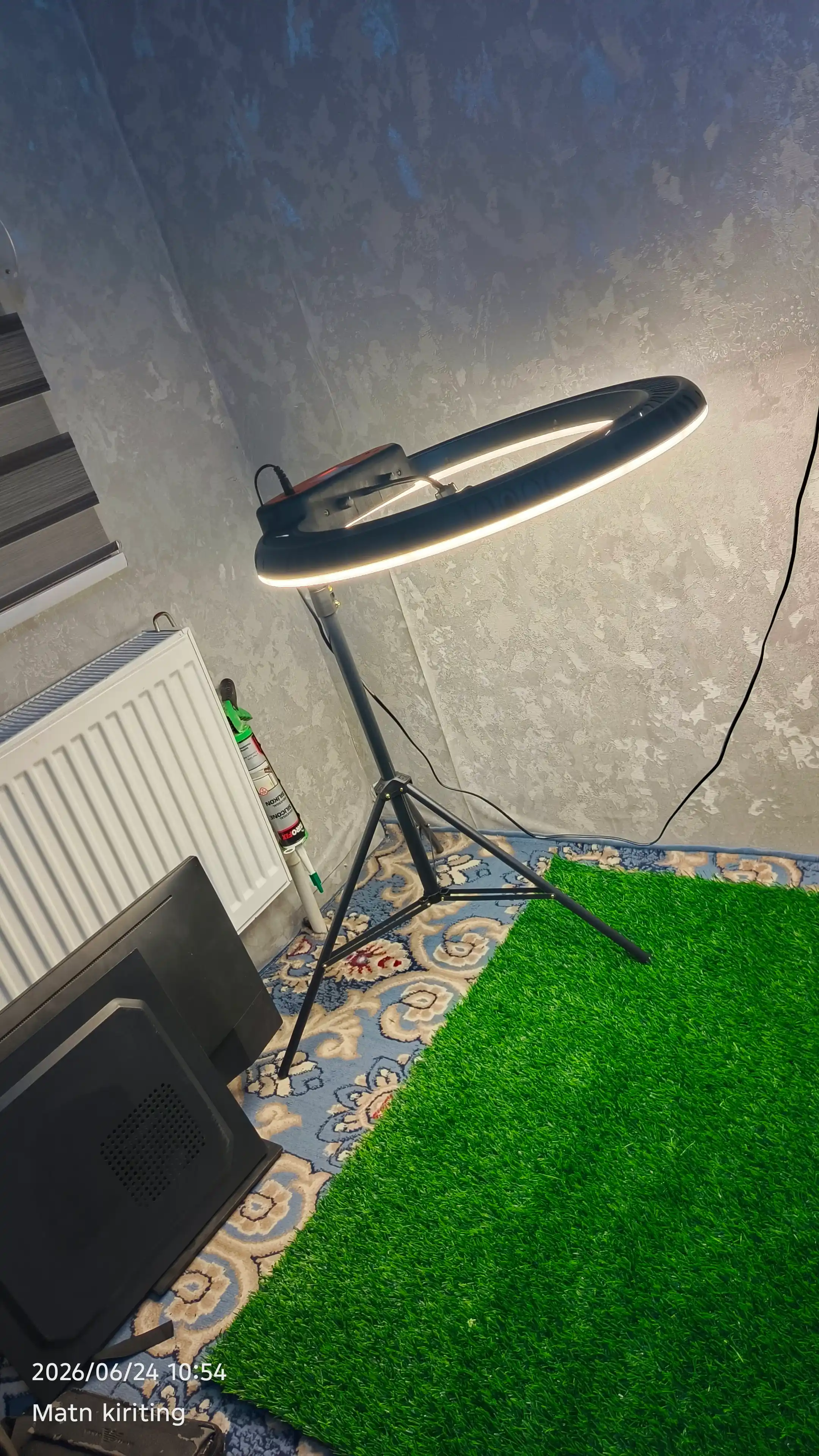 Селфи-лампа кольцевая со штативом — RGB LED подсветка, модели NP-14 / NP-18 / NP-21