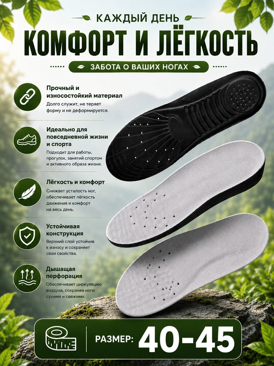 Amortizatsiyalovchi ichki tagliklar 40-45 razmer - 