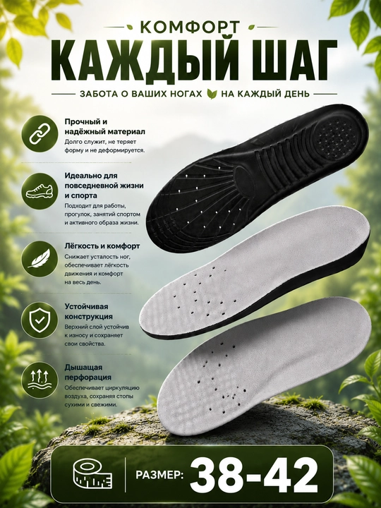 Amortizatsion taglikchalar 38-42 razmer - 