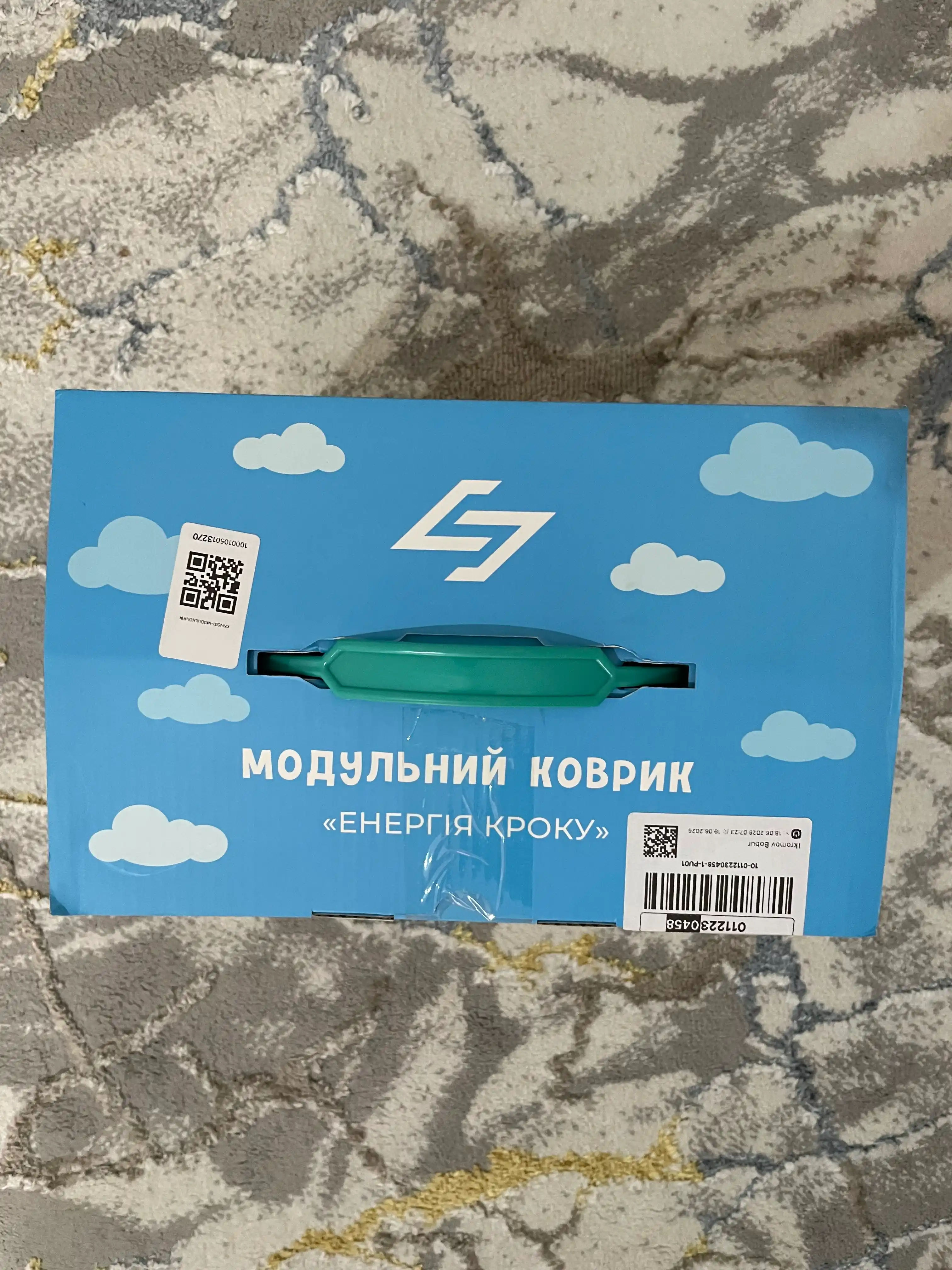 Bolalar uchun ortopedik massaj gilamchasi «Skymove» 6 ta moduldan iborat pazl-to‘plam