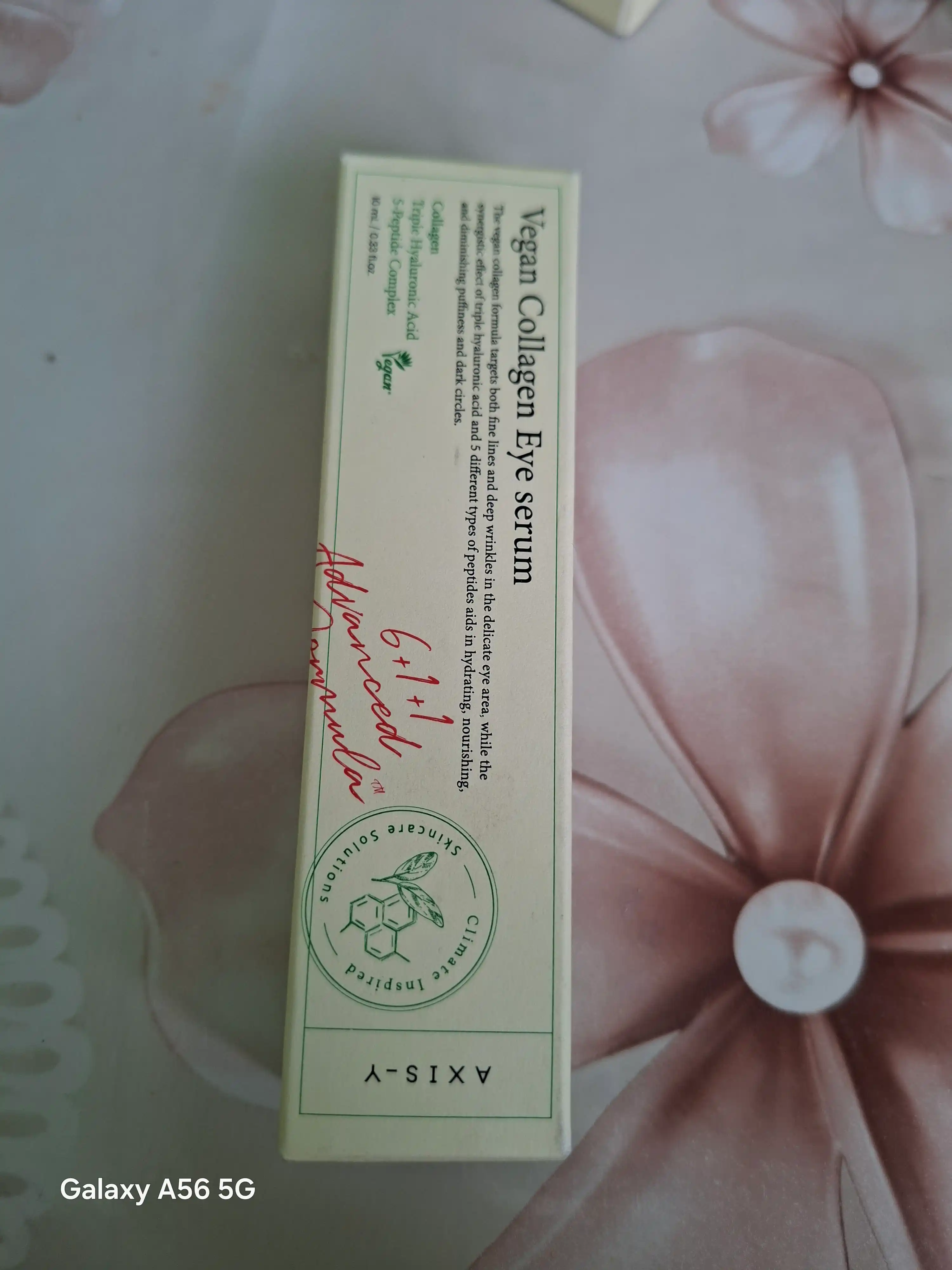 Ajin, shish va qora doiralar uchun vegan kollagenli Axis-y ko'z zardobi, 10ml