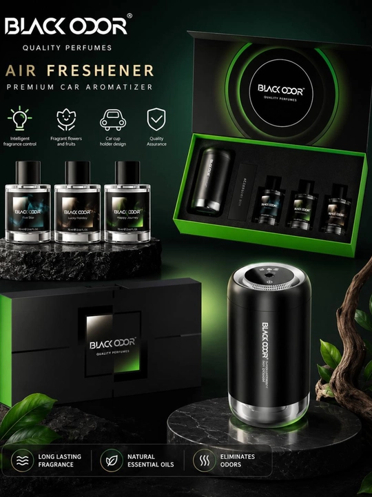 Avtomobil havo tozalagichi, aromatik diffuzor, simsiz Ultrasonic - 