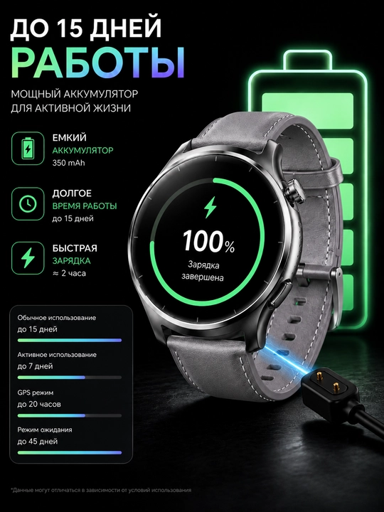 Смарт-часы Mibro Lite 3 Pro AMOLED, GPS, Bluetooth-звонки, 2 ремешка