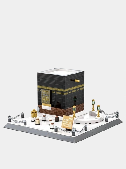 Masjid maketi konstruktor, diniy bino modeli, LEGO uslubidagi yig‘ma o‘yinchoq - 