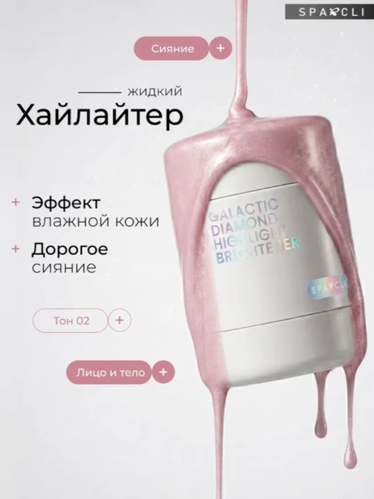 Хайлайтер для лица, глиттер, блеск для лица и тела