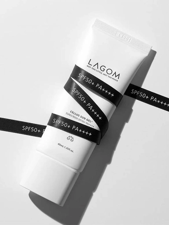 Lagom Cellus Sun Gel SPF50+ PA++++, 40 ml – yuz uchun quyoshdan himoya geli