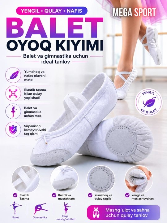 Balet cheshkalari raqs va badiiy gimnastika uchun, cheshkalar, 23-45