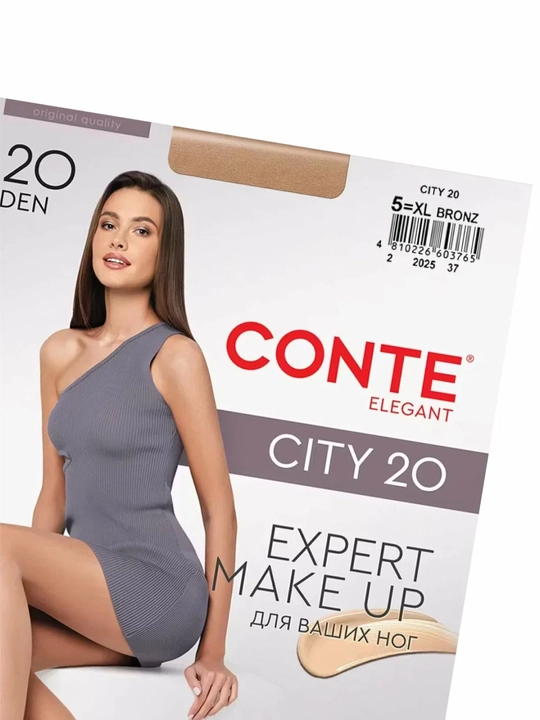 CONTE ELEGANT City Колготки женские 20 den размер 5 бронза