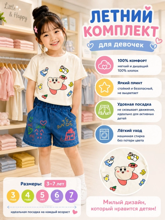 Комплект одежды для девочек - 
