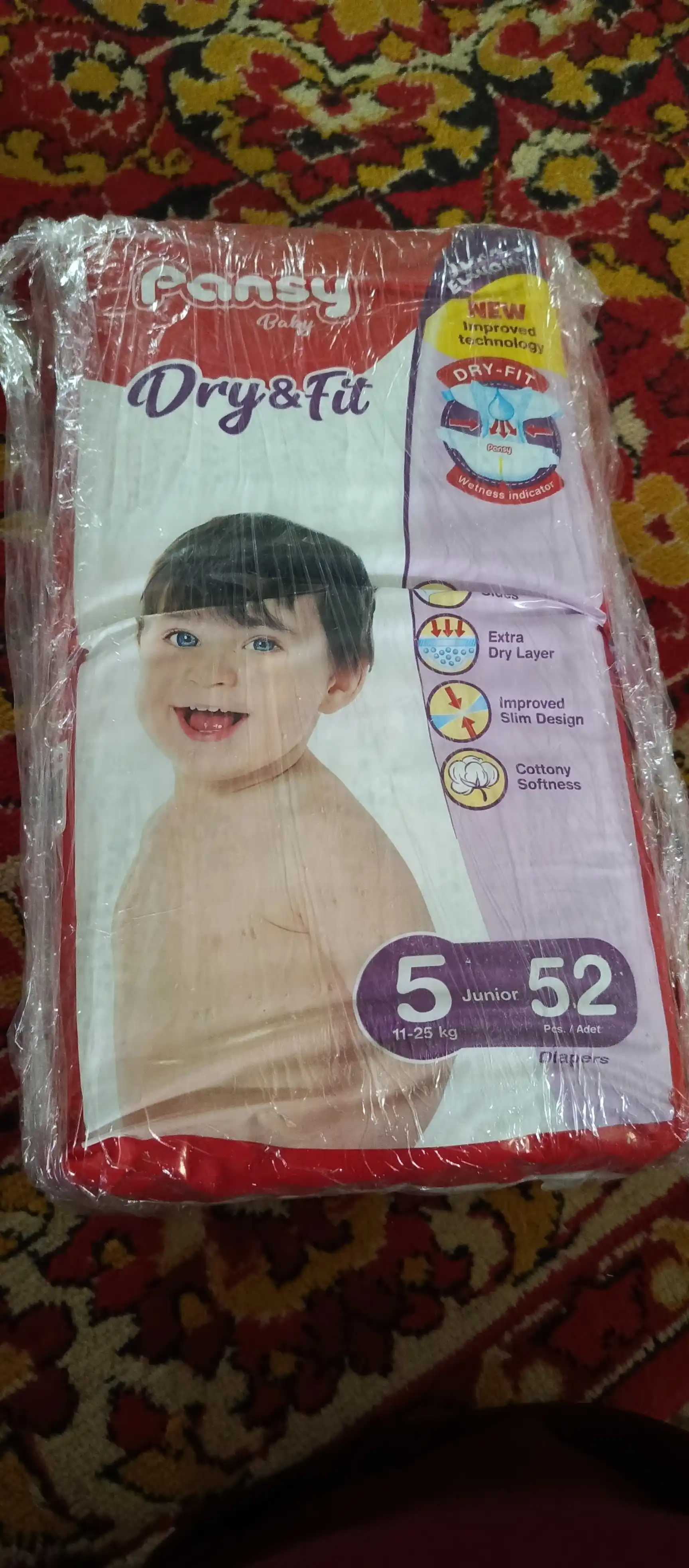 Tagliklar Pansy Jumbo Junior, №5, 11-25 kg, 52 dona