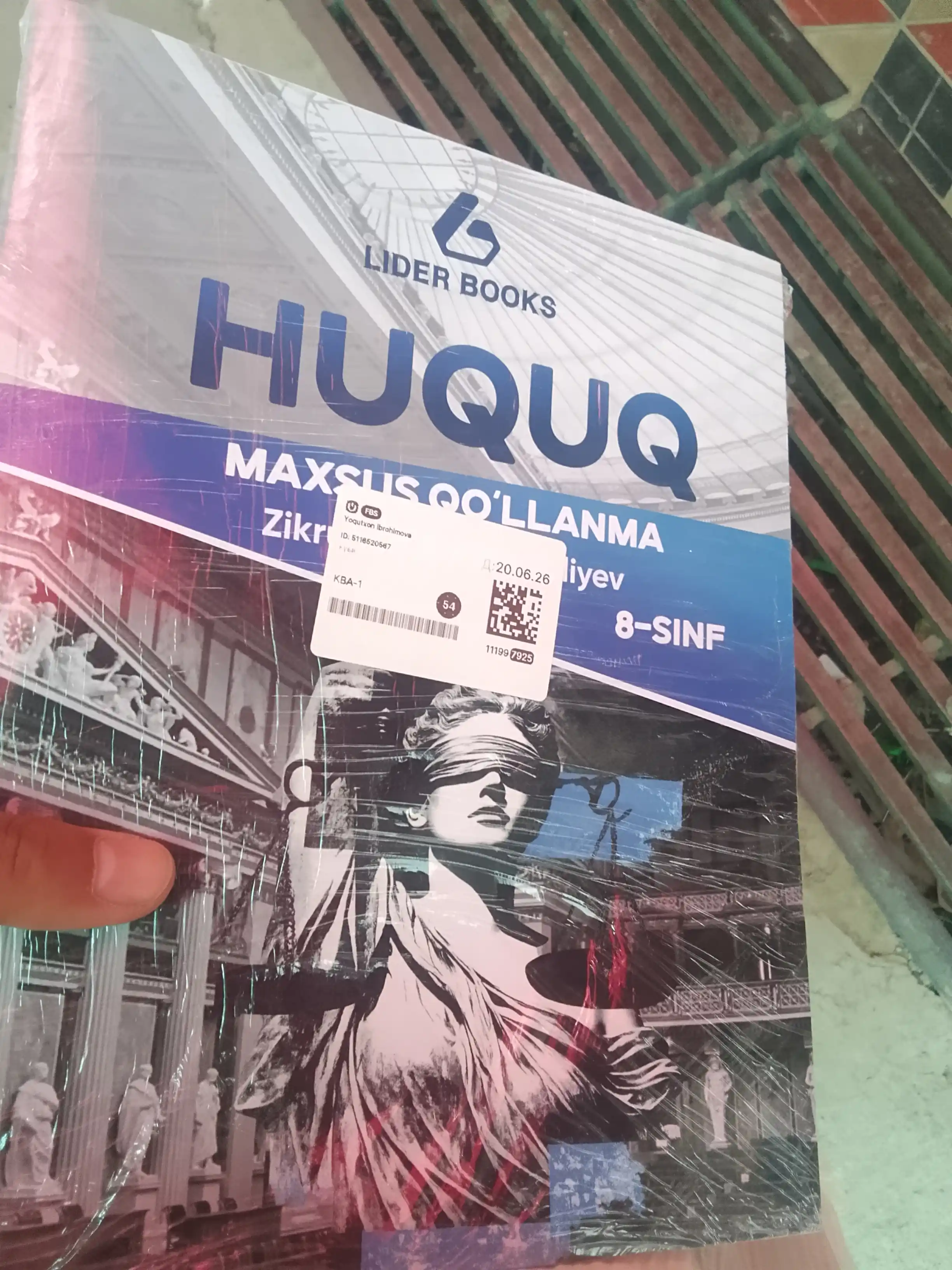 Huquq maxsus qo`llanma 8-sinf