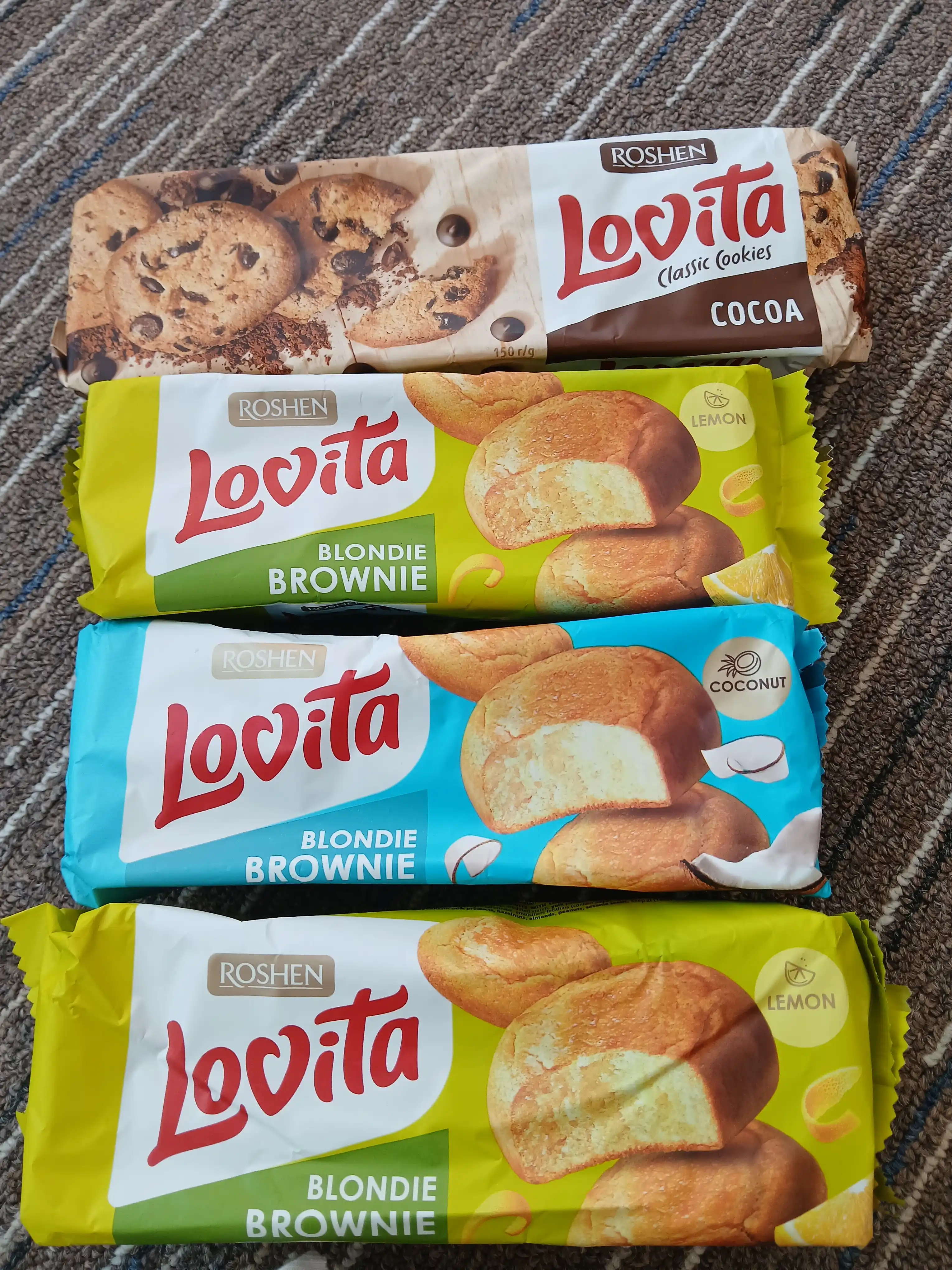 ПЕЧЕНЬЕ СДОБНОЕ "LOVITA" БЛОНДИ БРАУНИ С КОКОСОМ, 152 г