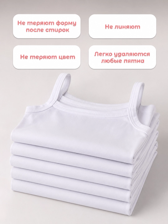 Детская майка для мальчиков и девочек, 1–15 лет