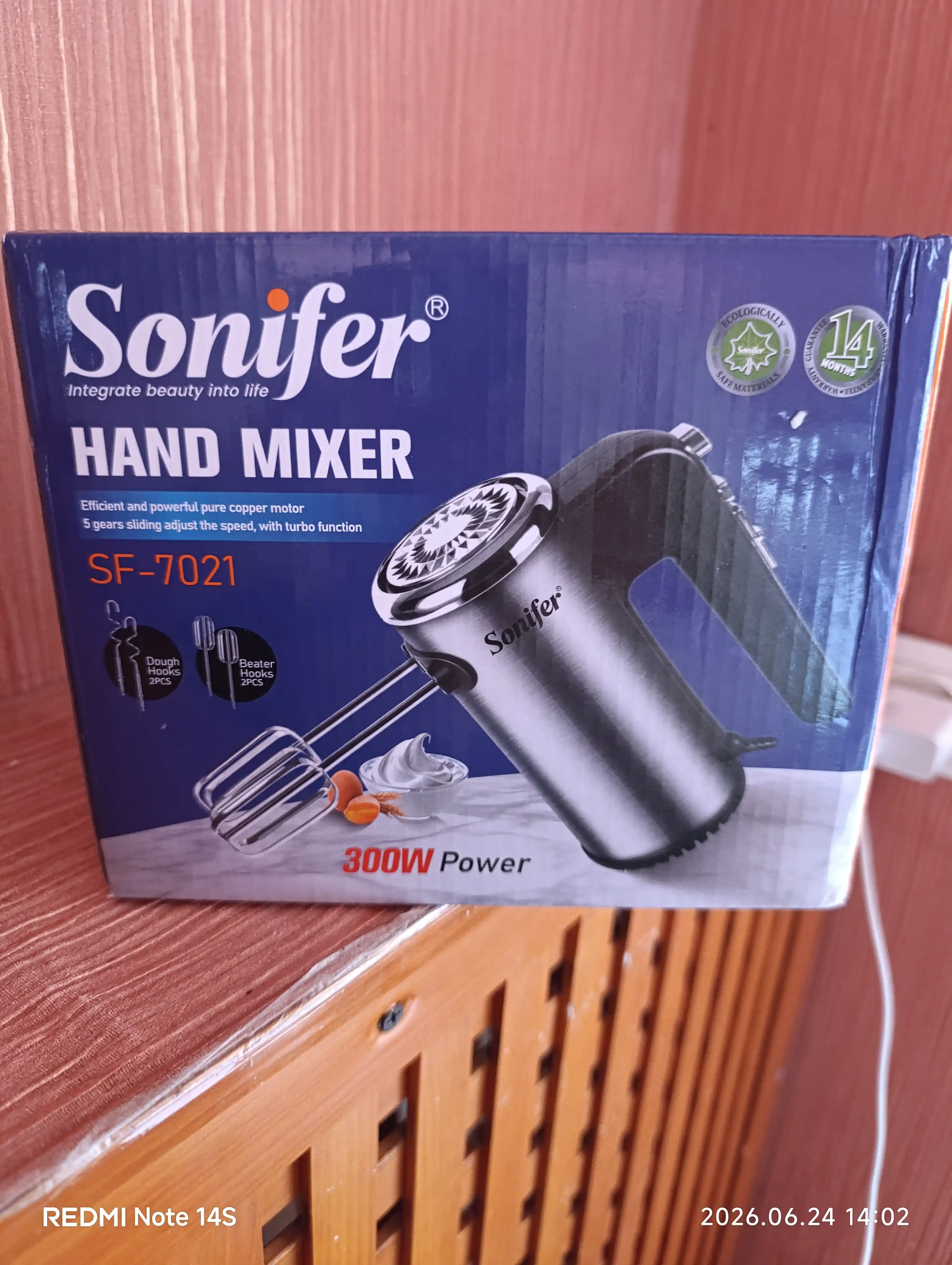 Электрический ручной миксер Sonifer SF-7017, Sonifer SF-7021 500 Вт