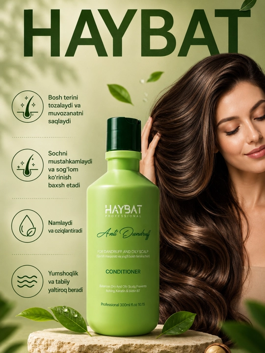 Кондиционер HAYBAT Anti Dandruff , 300 мл - 