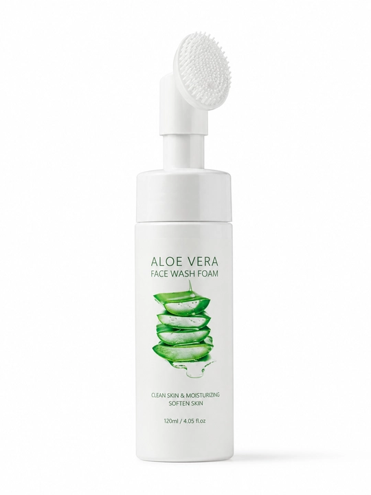 Пенка для умывания Aloe Vera, очищение и увлажнение кожи, 120 мл
