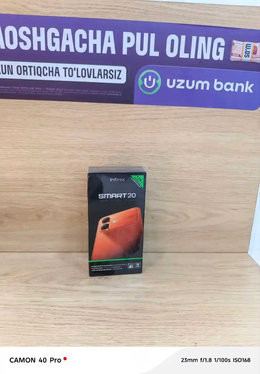 Телефон Infinix Smart 20, HD+ LCD 120Hz, 5200mAh 10w, G81 Ultimate, 2х сим + UZIMEI