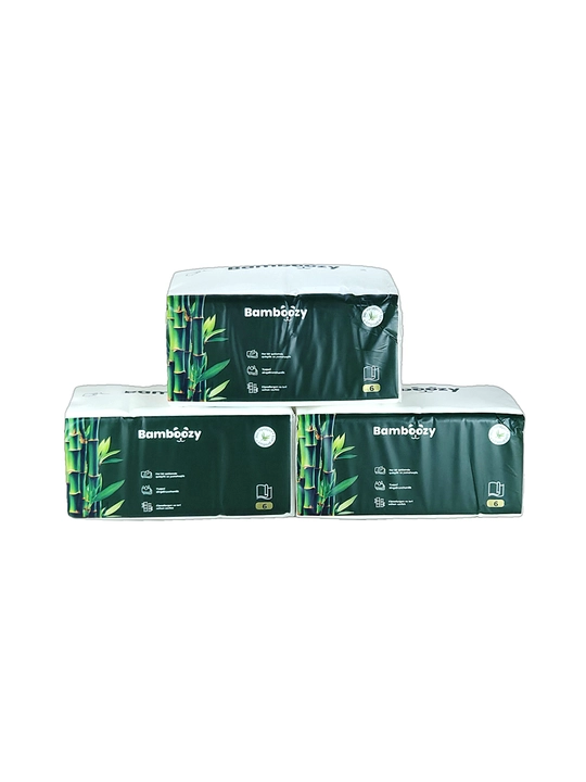 Бамбуковые салфетки Bamboozy, 6 слоёв, 1, 3, 6 штук