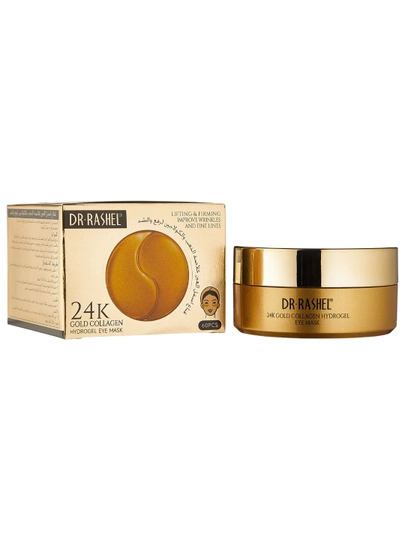 DR.RASHEL Патчи для глаз гидрогелевые 24K Gold Collagen, 60 шт