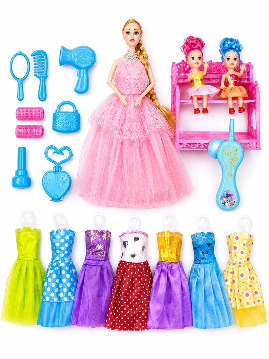 Набор Fashion Girl с куклой, одеждой и аксессуарами, 3109-1