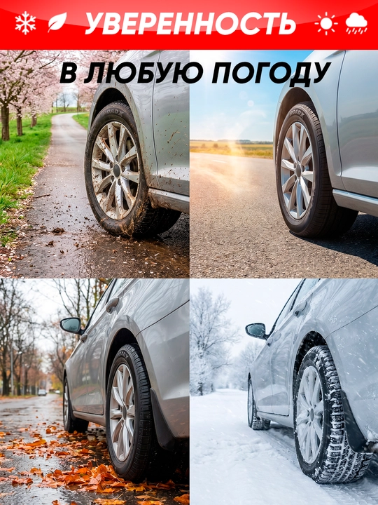 Шина RoadX — всесезонная — мягкая — пробег до 100 000 км