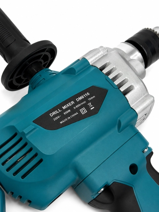 850W elektr drel-mikser 16 mm patronli aralashtirish va burg'ulash uchun