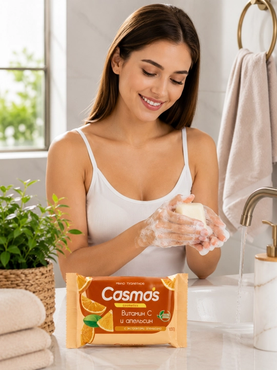 Hojatxona sovuni, 100 g, "COSMOS" - 