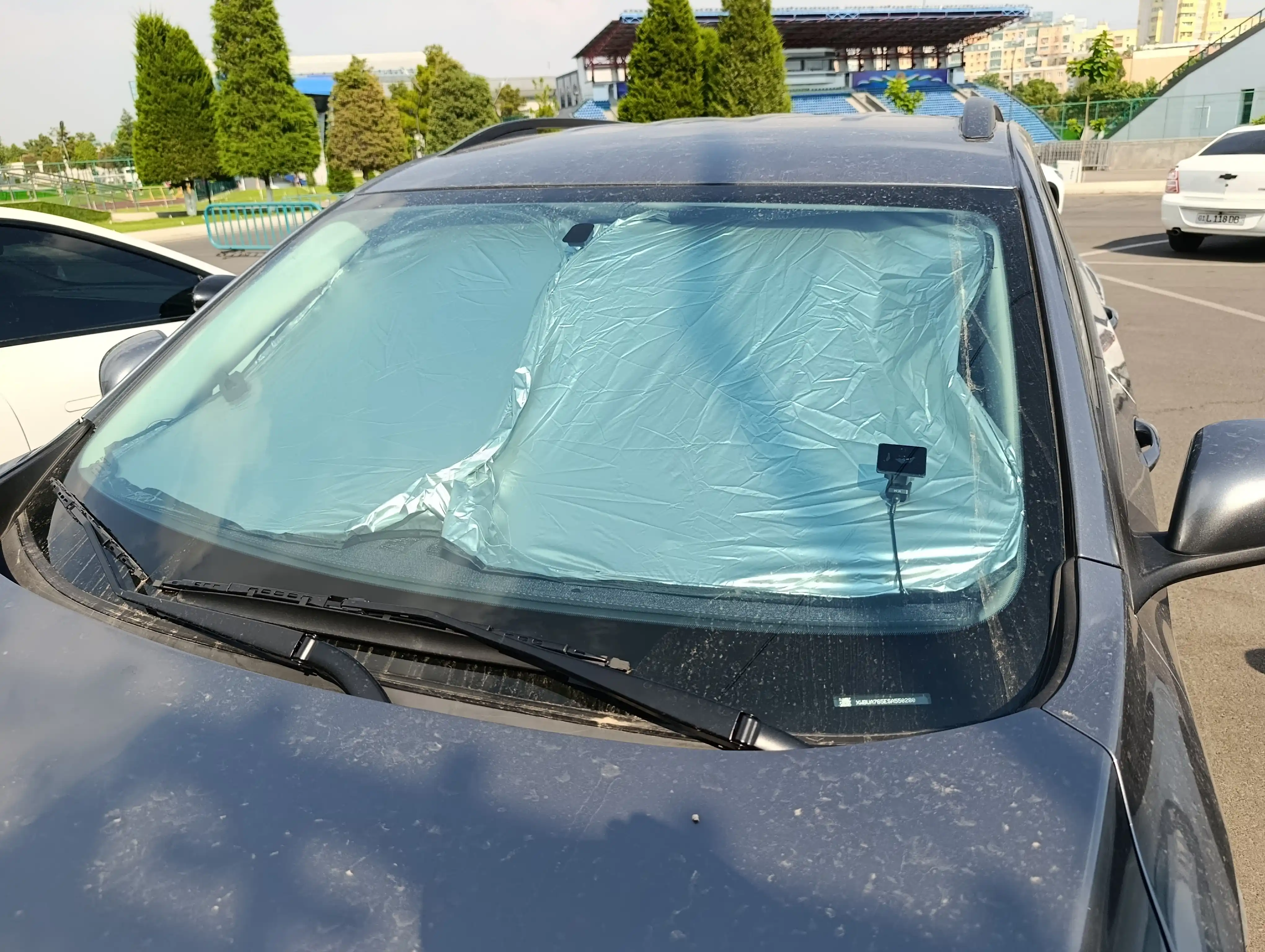 Quyoshdan himoyalovchi pardalar, avtomobil old oynasi uchun 145×80 sm, avto aksessuarlar