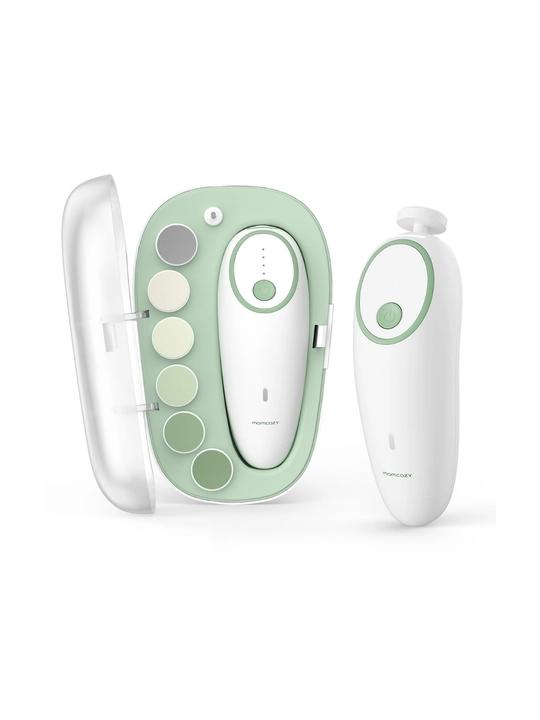 Momcozy chaqaloqlar uchun elektr tirnoq pilkasi, 6 ta nasadka bilan - 