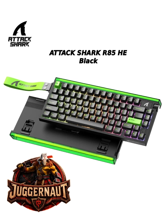 ATTACK SHARK R85 HE Magnetic Black клавиатура с магнитным переключателем