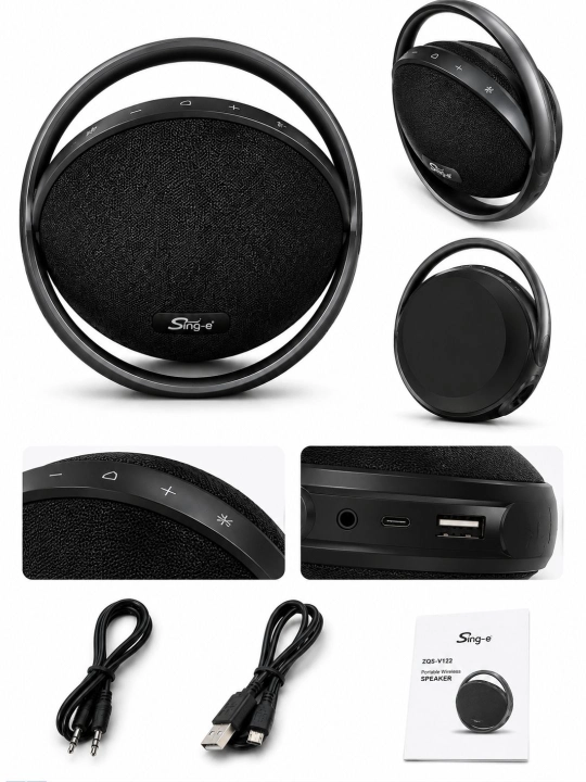 Bluetooth mikrofon va pultli ko‘chma karaoke karnay, JQS908S, ZQS4290, V122, ZQS8239