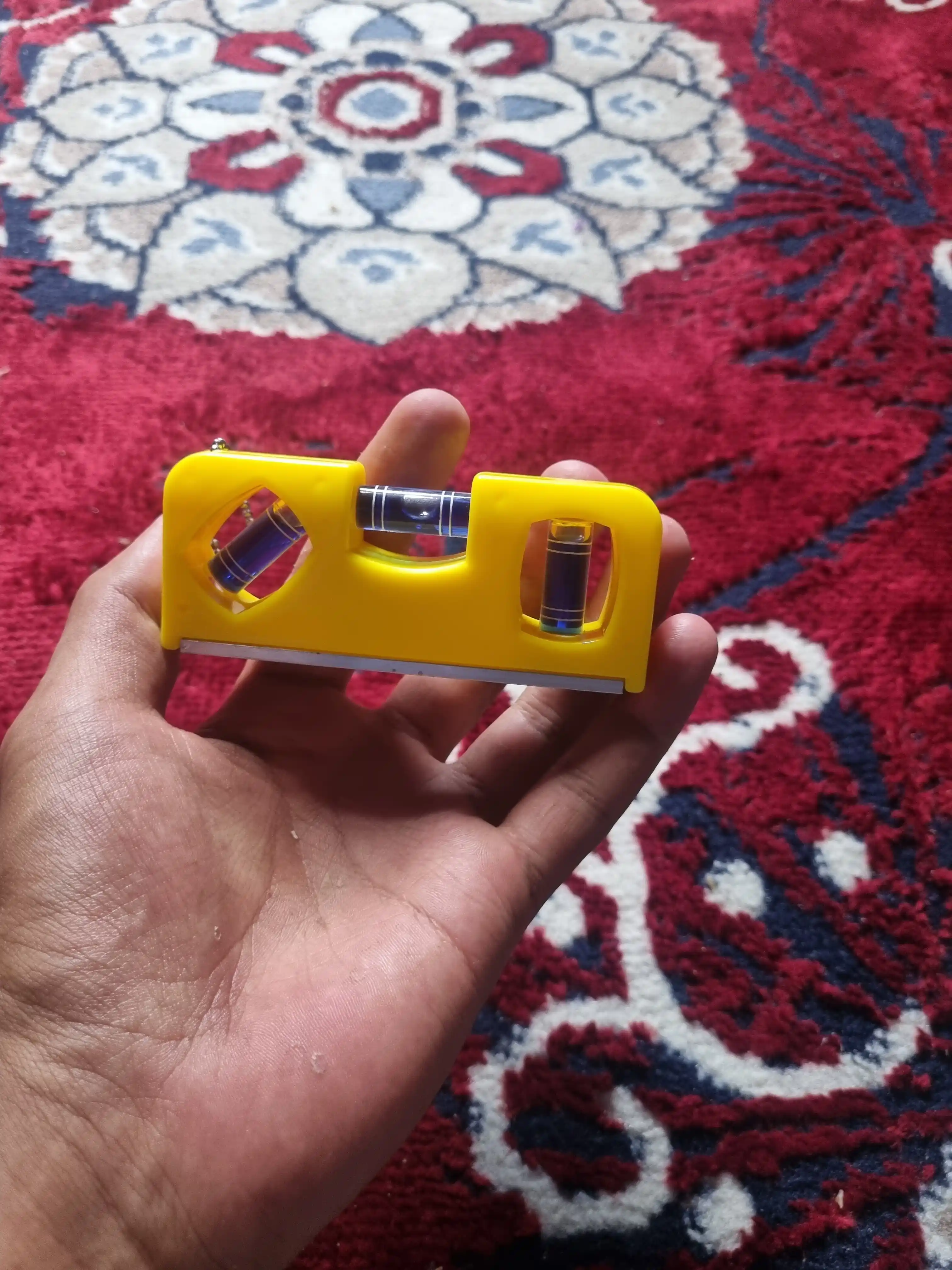 Qurilish uchun tekislash asbobi, magnit, uch tekislik, 100 mm